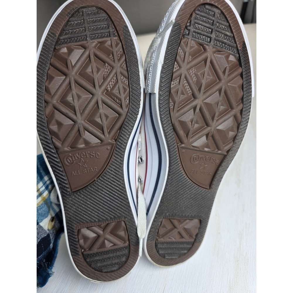 Converse Chuck Taylor All Star Shoreline White Canvas Slip On Sneakers Women 8.5 - Picture 7 of 8